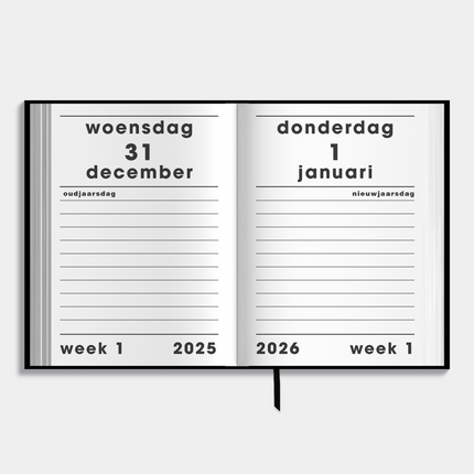 De Hobbit A5 Grootletter DAG Agenda 2026