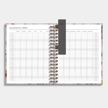 De Hobbit A5+ Planner 2025 - 2026 Bloem