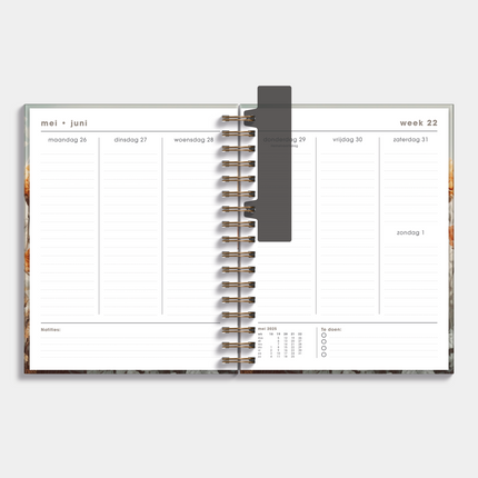 De Hobbit A5+ Planner 2025 - 2026 Veldbloemen