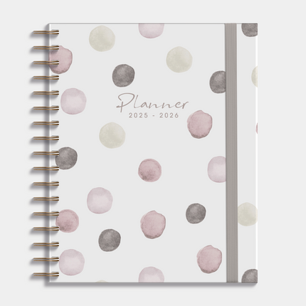 De Hobbit A5+ Planner 2025 - 2026 Waterverf Stip
