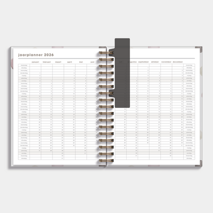 De Hobbit A5+ Planner 2025 - 2026 Waterverf Stip