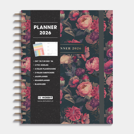De Hobbit A5+ Planner 2026 Bloem Klassiek