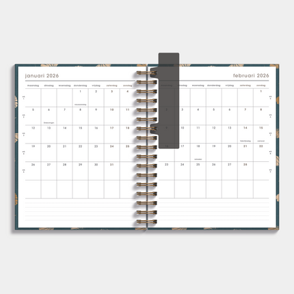 De Hobbit A5+ Planner 2026 Ginkgo