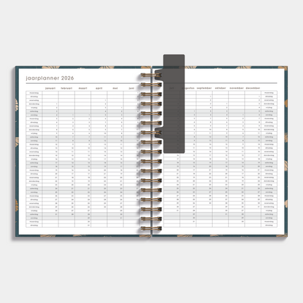 De Hobbit A5+ Planner 2026 Ginkgo