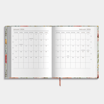 De Hobbit A5+ Planner 2026 Vintage Roos
