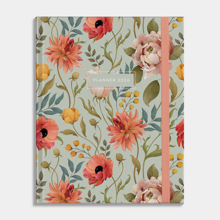 De Hobbit A5+ Planner 2026 Vintage Roos