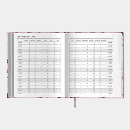 De Hobbit A5+ Planner 2027 Kersenbloesem