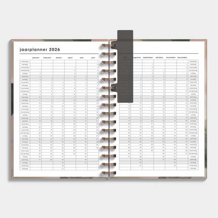 De Hobbit A5 Ringband Planner 2026 Verstructuur