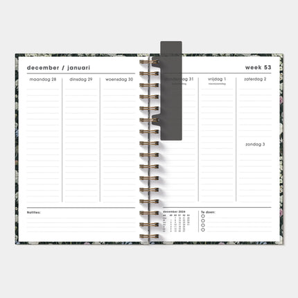 De Hobbit A5 Ringband Planner 2027 Weidebloemen