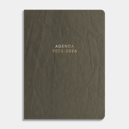 De Hobbit A6 Agenda 2025 - 2026 Washed Kraft Groen
