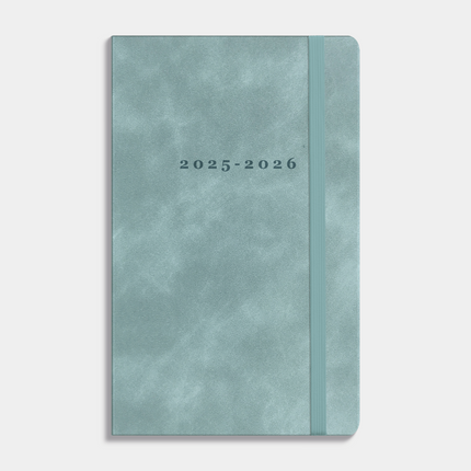 De Hobbit A6 Deluxe Pocket Agenda 2025 - 2026 Suede Look