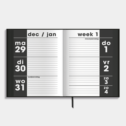 De Hobbit A6 Grootletter Agenda 2026