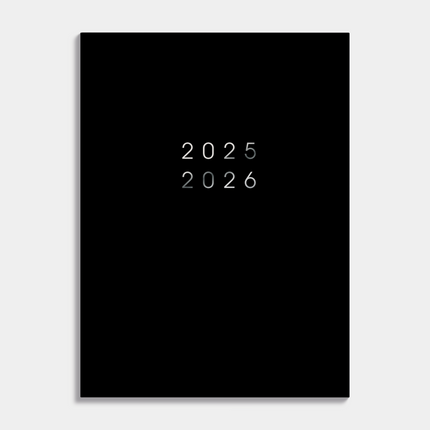 De Hobbit A6 Pocket Agenda 2025 - 2026 Zwart
