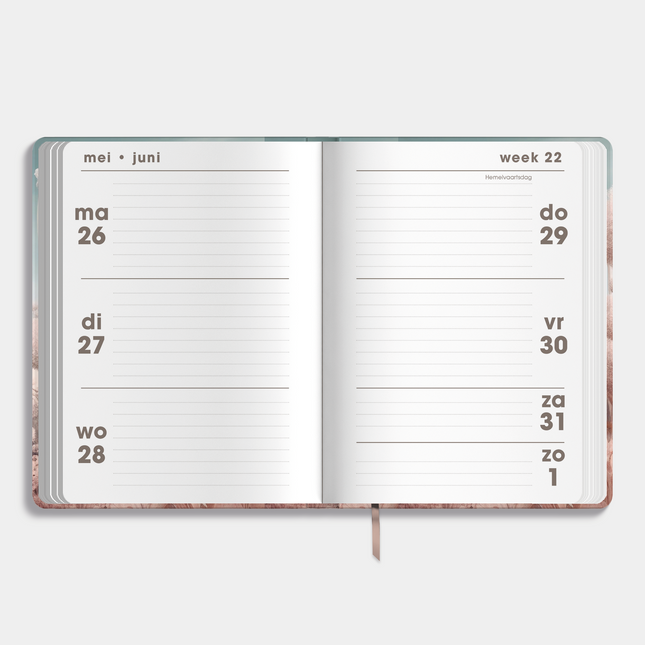 De Hobbit A6 Soft Pocket Agenda 2025 - 2026 Veldbloemen