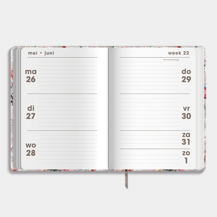 De Hobbit A6 Soft Pocket Agenda 2026 - 2027 Bloem