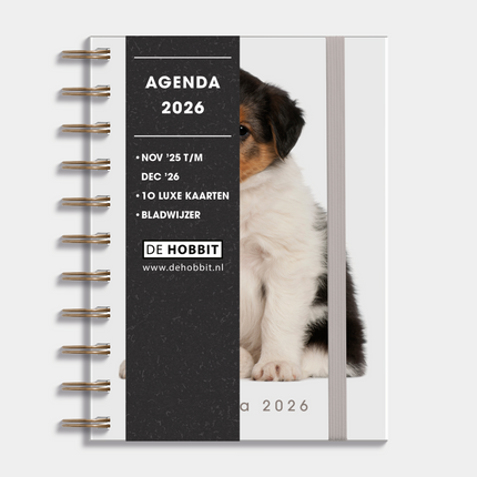 De Hobbit A6 Spiraal Agenda Honden 2026