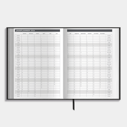 De Hobbit Afsprakenagenda 2026-2027 A4 Lederlook