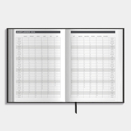 De Hobbit Afsprakenagenda 2026-2027 A5 Lederlook