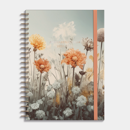 De Hobbit Afsprakenkalender 2026-2027 A4 Wilde bloemen