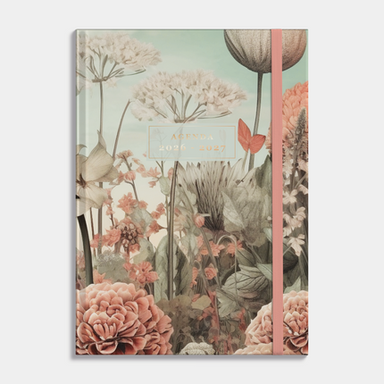 De Hobbit Agenda 2026-2027 A4 Wilde bloemen