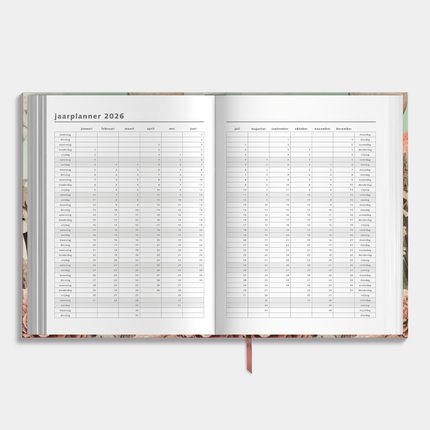 De Hobbit Agenda 2026-2027 A4 Wilde bloemen