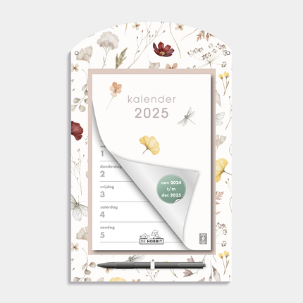 De Hobbit Aquarel Bloem Weekscheurkalender 2025