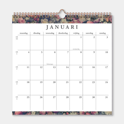 De Hobbit Bloem Klassiek Kalender 2027