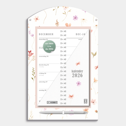 De Hobbit Bloem Omslag Kalender 2026 Luxe