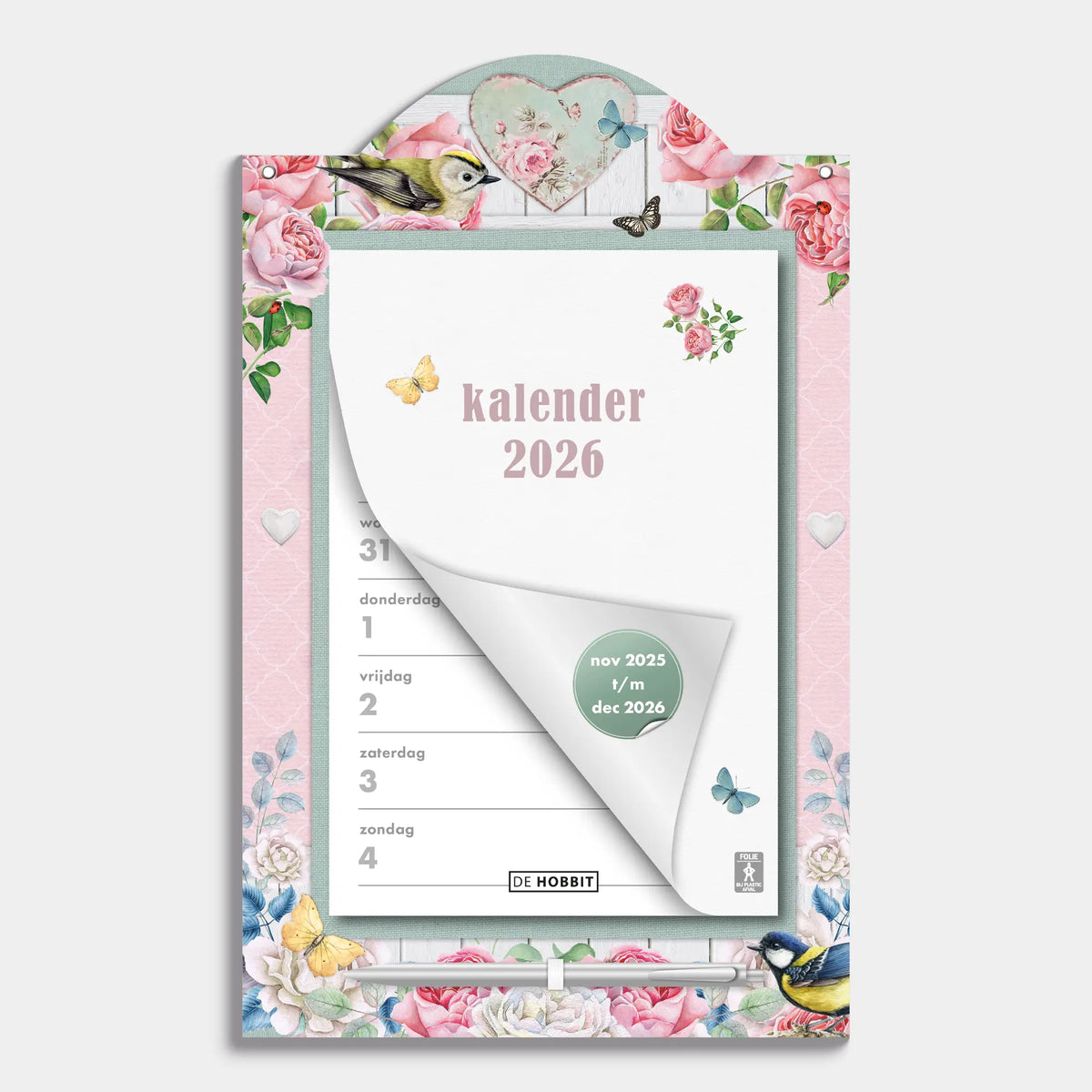 Scheurkalender 2026 - accessoire voor dagelijkse planning met