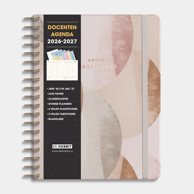 De Hobbit Docentenagenda 2026-2027 ±A4 Abstract Oudroze