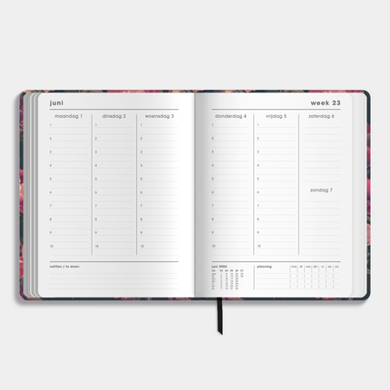 De Hobbit Docentenagenda 2026-2027 ±A4 Klassieke Rozen