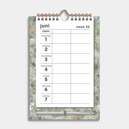 De Hobbit Duoplanner 2026-2027 A5+ Weidebloemen