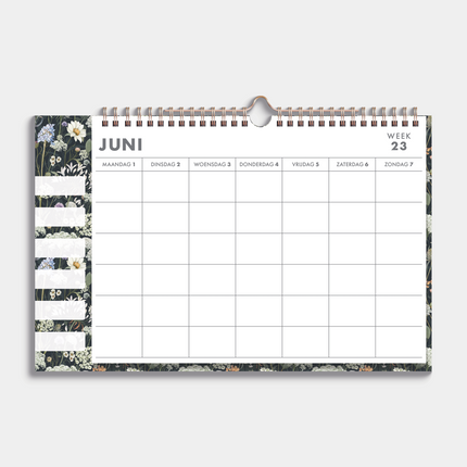 De Hobbit Gezinsplanner 2026-2027 A4+ Weidebloemen