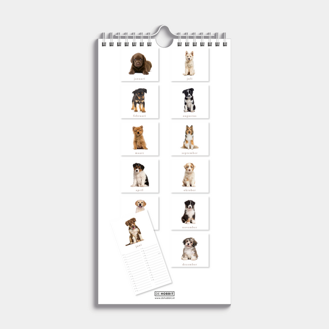 De Hobbit Honden Mini Kalender 2026