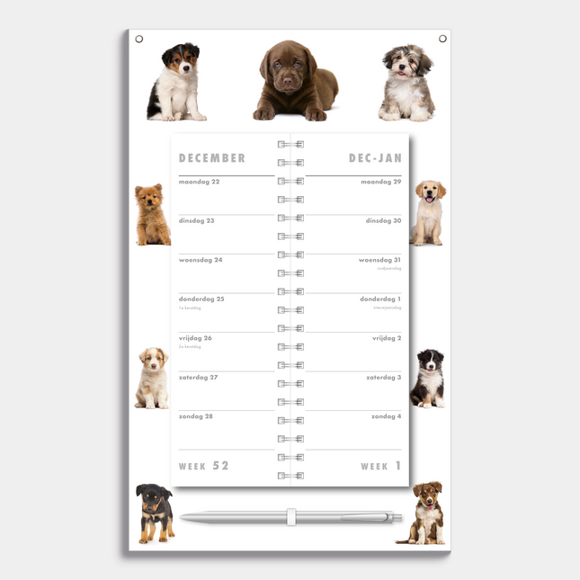 De Hobbit Honden Omslag Kalender 2026