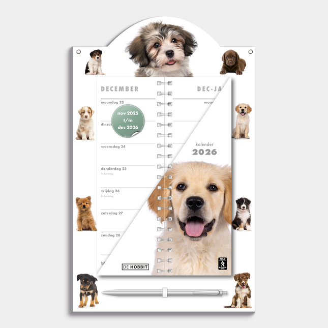 De Hobbit Honden Omslag Kalender 2027 Luxe