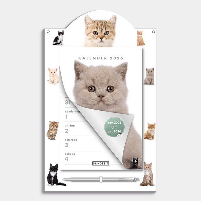 De Hobbit Katten Weekscheurkalender 2026