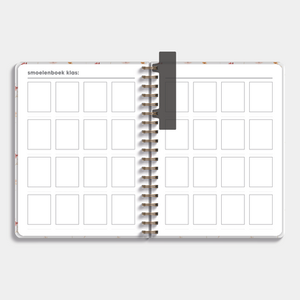 De Hobbit Lerarenagenda Basisonderwijs 2026-2027 ±A4 Aquarel Bloemetjes