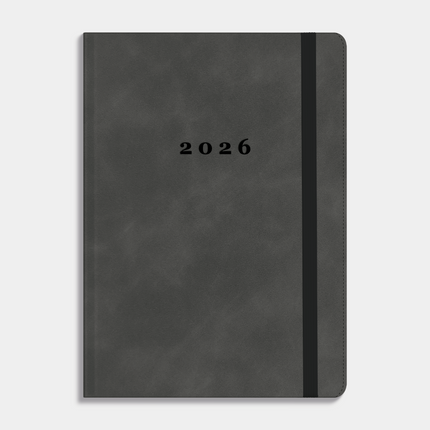 De Hobbit Luxe A5 Agenda 2026 Grijs