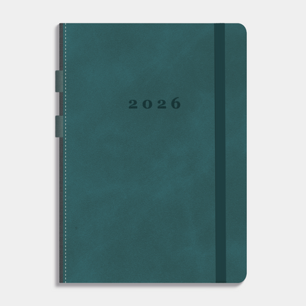 De Hobbit Luxe A5 Agenda 2026 Teal