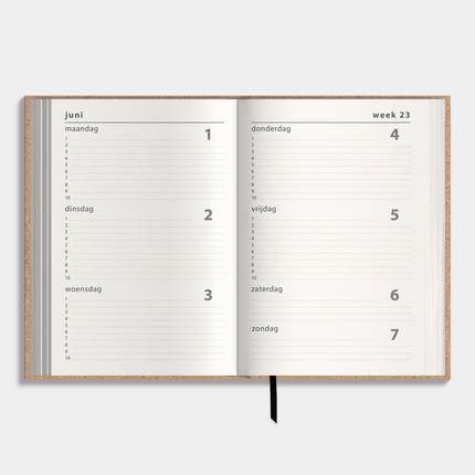 De Hobbit Luxe Schoolagenda 2026-2027 ±A5 Kurk
