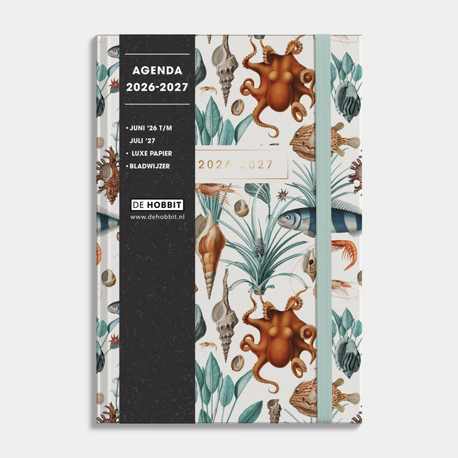 De Hobbit Luxe Schoolagenda 2026-2027 ±A5 Oceaan