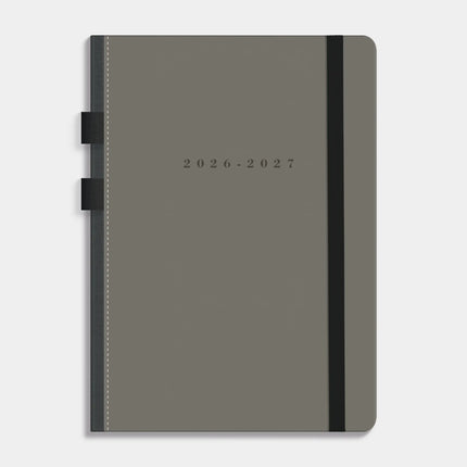 De Hobbit Luxe Schoolagenda 2026-2027 A5 Suedelook Antraciet