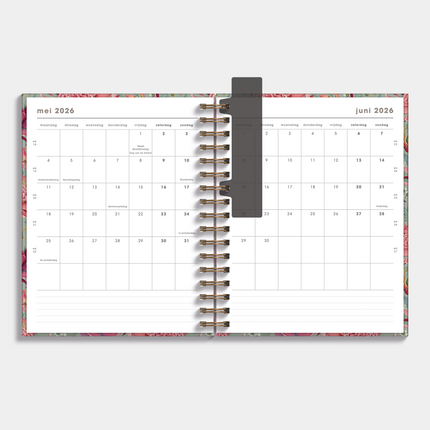 De Hobbit Luxe Weekplanner 2026-2027 A5+ Tropische Bloemen