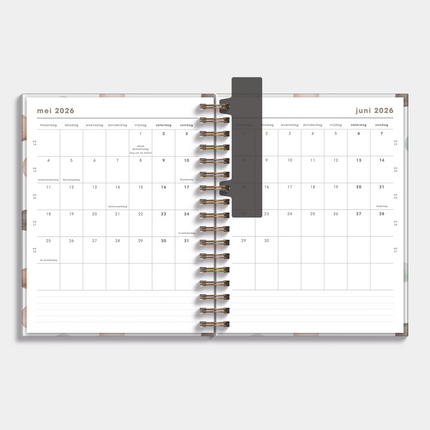De Hobbit Luxe Weekplanner 2026-2027 A5+ Waterverf Stippen