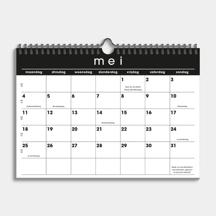 De Hobbit Maandkalender Schooljaar 2026-2027 A4 Basic