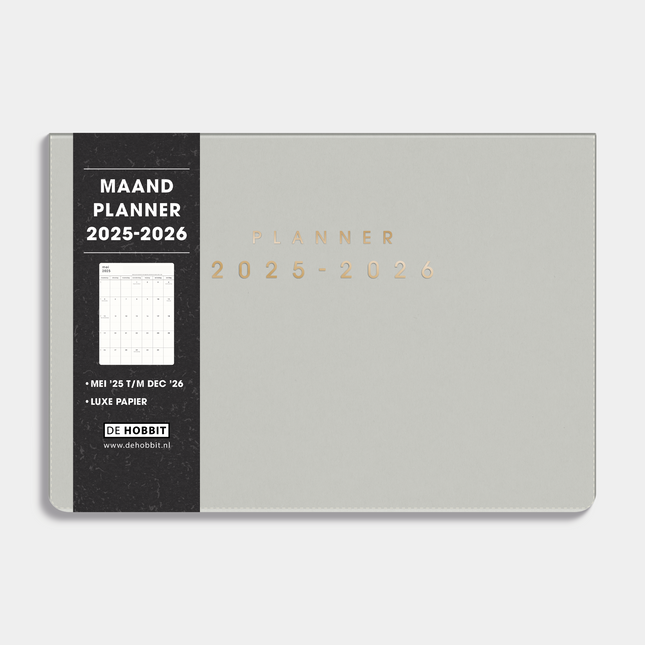 De Hobbit Maandplanner Flex Cover 2025 - 2026
