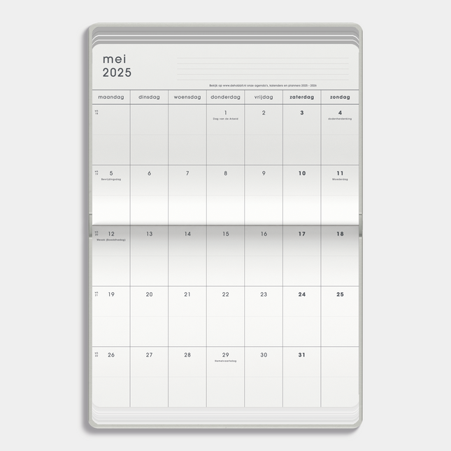 De Hobbit Maandplanner Flex Cover 2025 - 2026