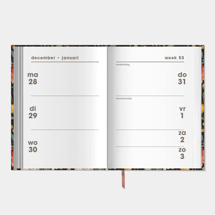 De Hobbit Mini Agenda 2027 Vintage Bloem