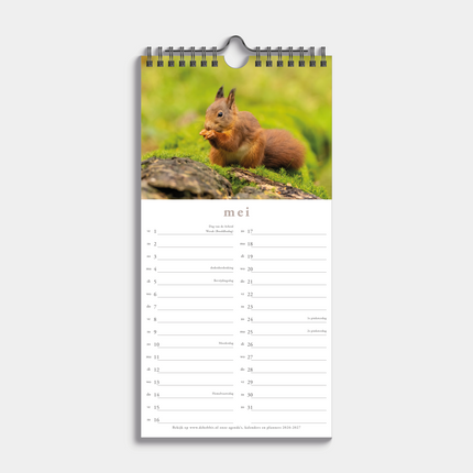 De Hobbit Natuur Mini Kalender 2026